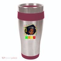 Future Hbcu Grad Black Girl Graduation Hbcu 16oz Travel Tumbler thumb 0