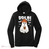 Funny Halloween Ghost Bruh I Mean Boo Women's Hoodie thumb 0