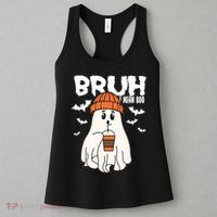 Funny Halloween Ghost Bruh I Mean Boo Women's Tank Top thumb 3
