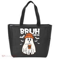 Funny Halloween Ghost Bruh I Mean Boo Tote Bag thumb 0