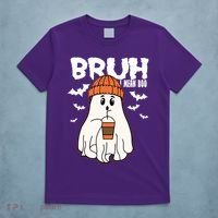 Funny Halloween Ghost Bruh I Mean Boo T-Shirt thumb 5