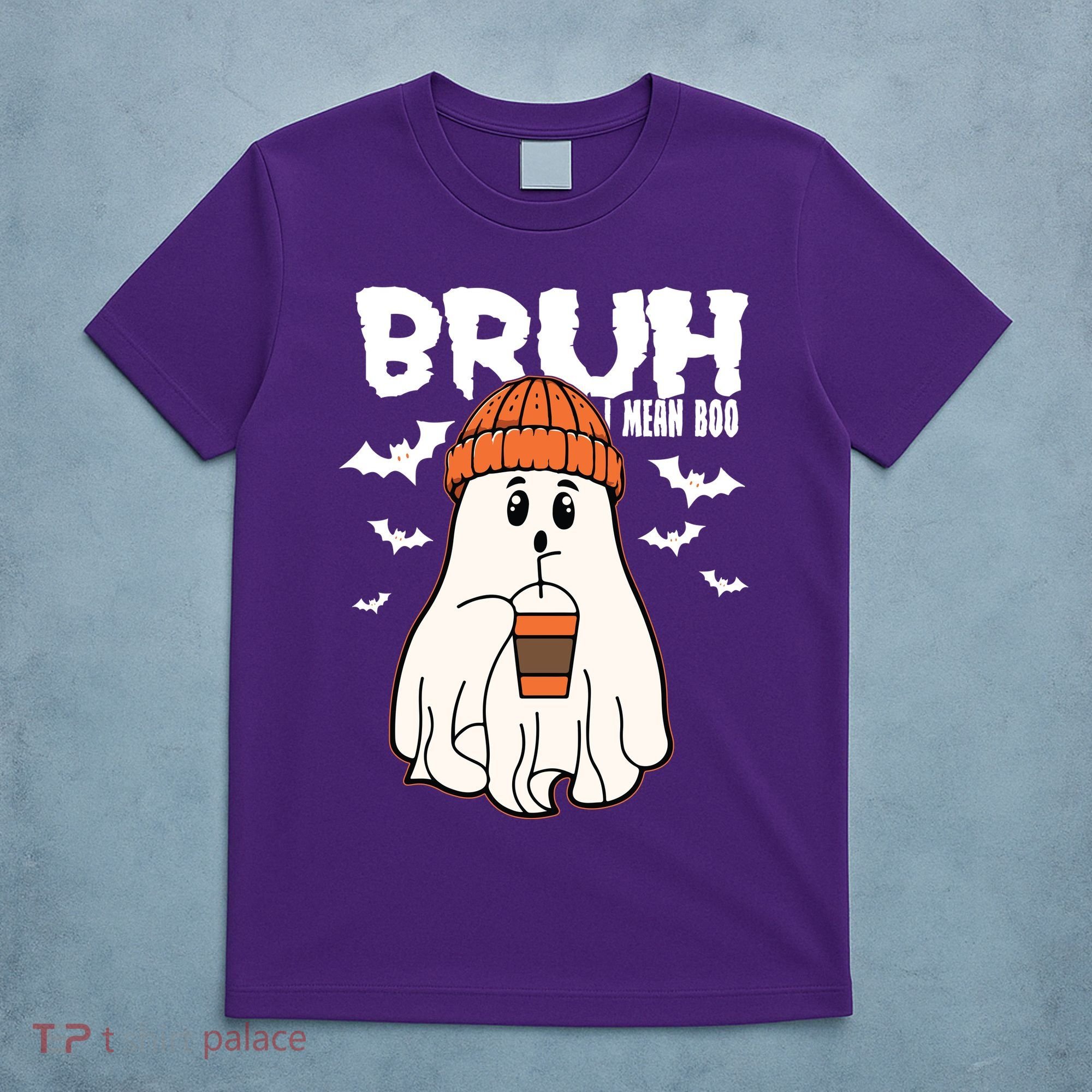 Funny Halloween Ghost Bruh I Mean Boo T-Shirt