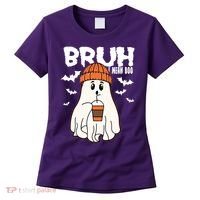 Funny Halloween Ghost Bruh I Mean Boo Women's T-Shirt thumb 0