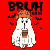 Funny Halloween Ghost Bruh I Mean Boo Santa Hat thumb 1