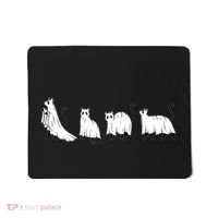 Funny Halloween Ghost Cats Mousepad thumb 0