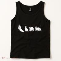 Funny Halloween Ghost Cats Tank Top thumb 2
