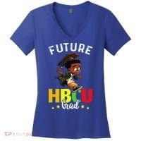 Future HBCU Grad Graduation HBCU Future College Student Women's V-Neck T-Shirt thumb 0