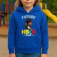 Future HBCU Grad Graduation HBCU Future College Student Kids Hoodie thumb 3