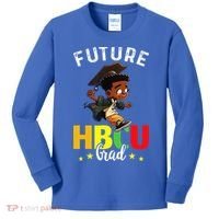 Future HBCU Grad Graduation HBCU Future College Student Kids Long Sleeve Shirt thumb 0