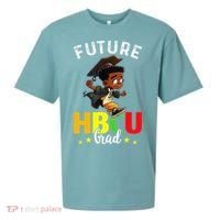 Future HBCU Grad Graduation HBCU Future College Student Sueded Cloud Jersey T-Shirt thumb 0