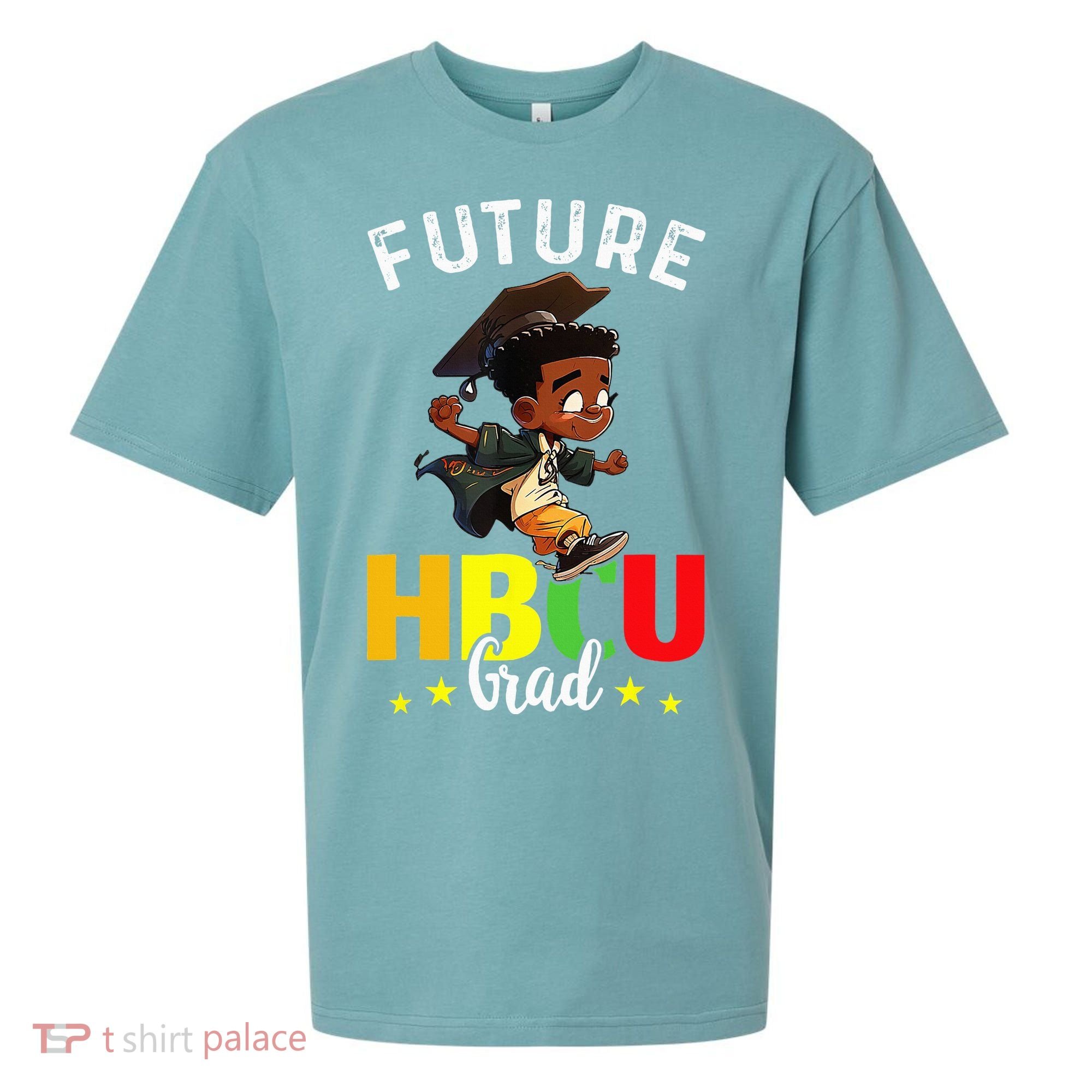 Future HBCU Grad Graduation HBCU Future College Student Sueded Cloud Jersey T-Shirt