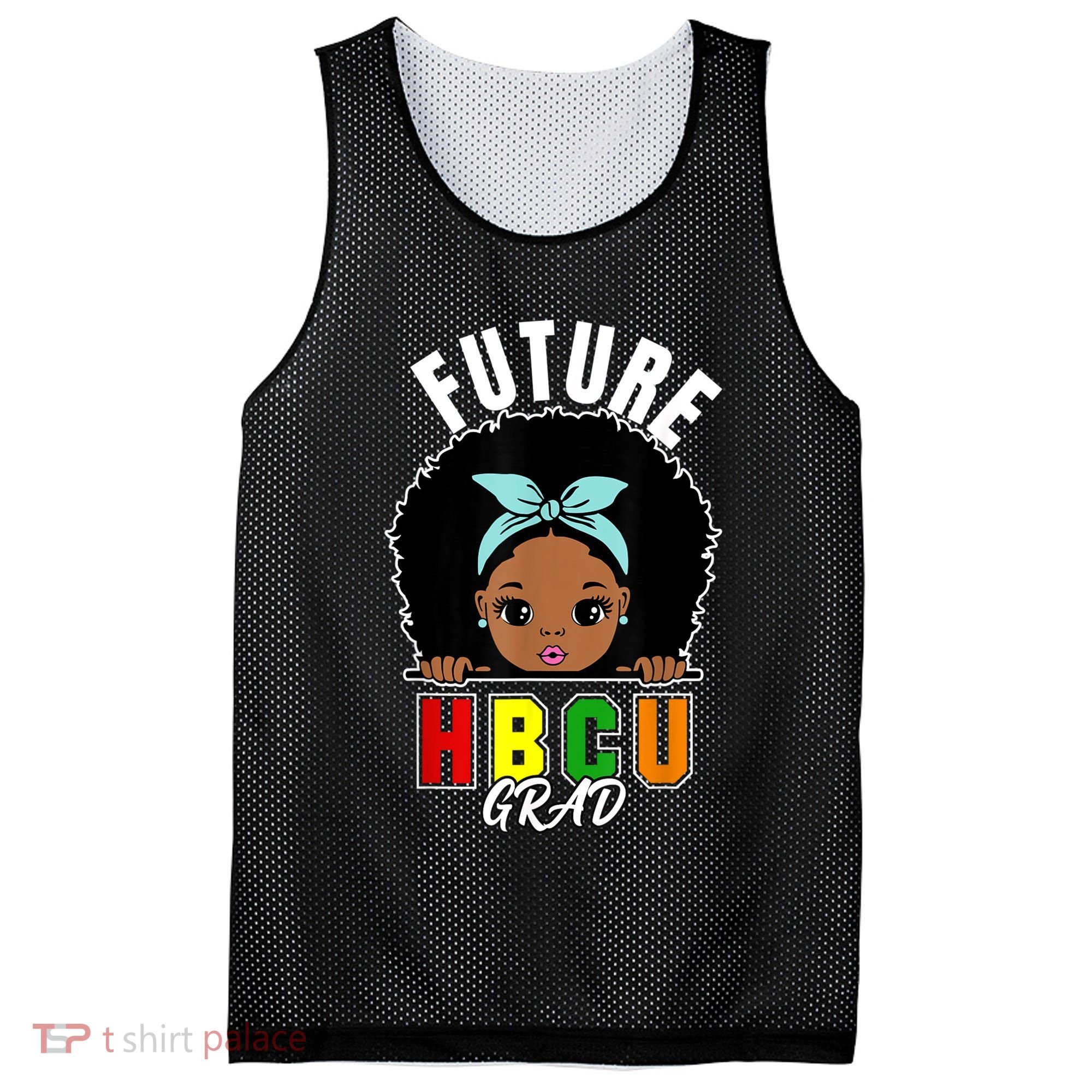 Future HBCU Grad Girl Graduation Historically Black College Mesh Reversible Basketball Jersey Tank