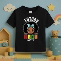 Future HBCU Grad Girl Graduation Historically Black College Toddler T-Shirt thumb 3