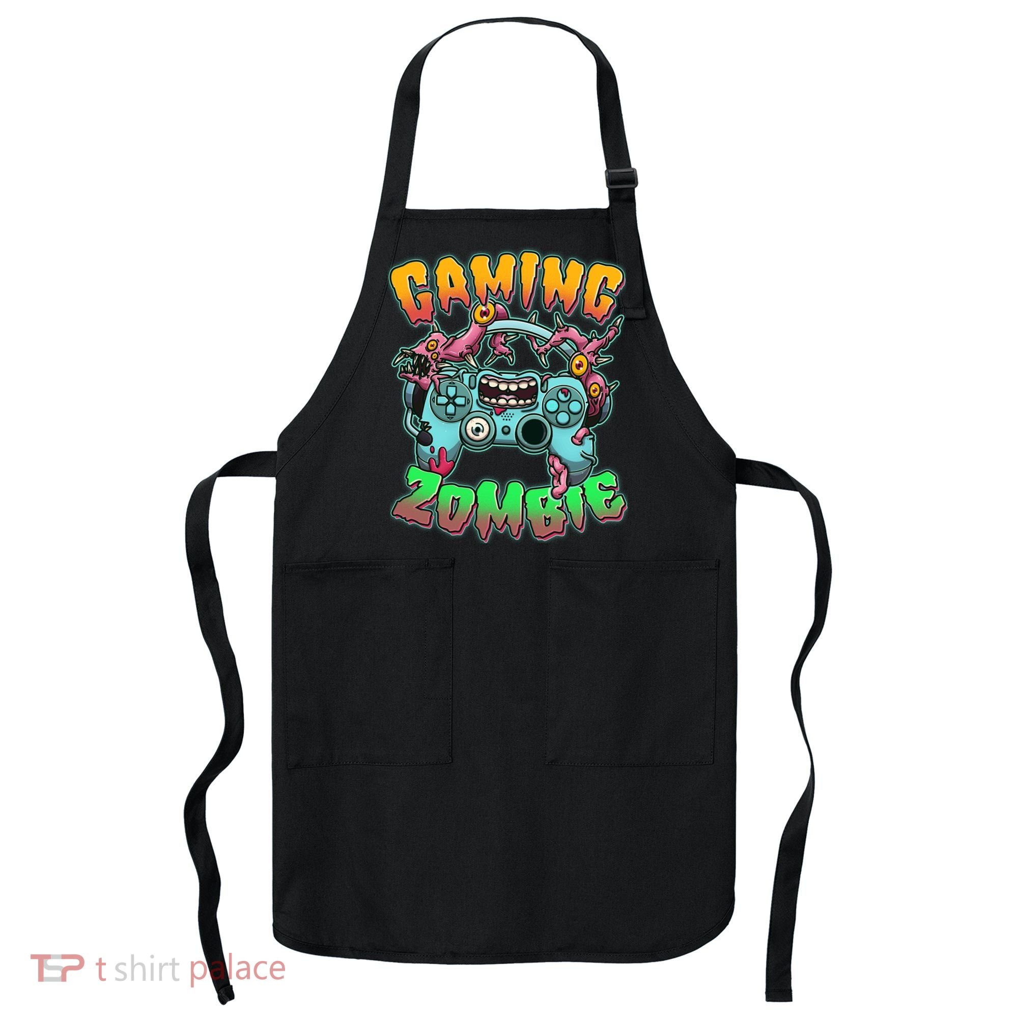 Funny Halloween Gaming Zombie Game Controller Apron
