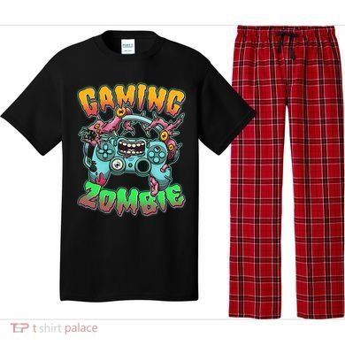 Funny Halloween Gaming Zombie Game Controller Pajama Set