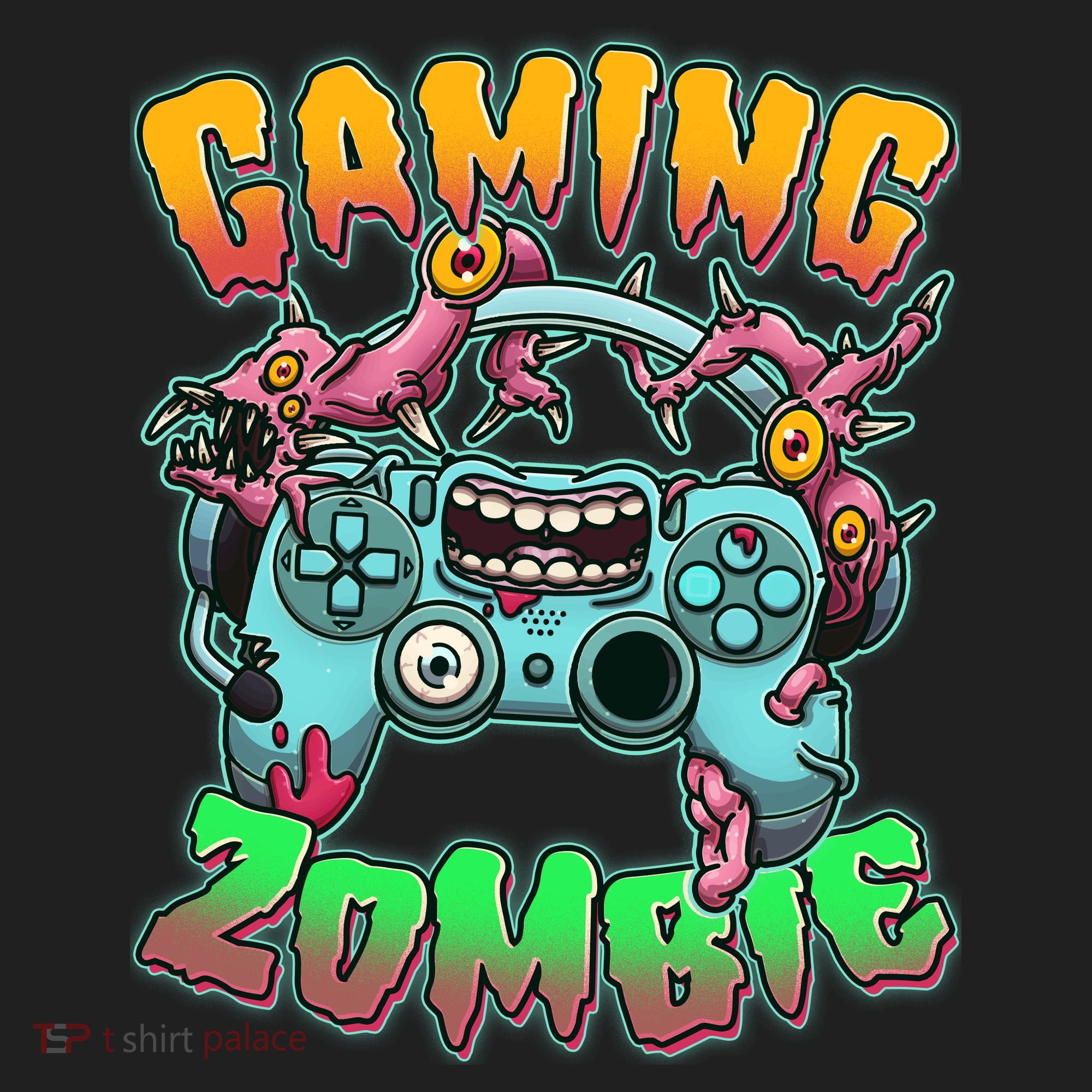 Funny Halloween Gaming Zombie Game Controller Tumbler