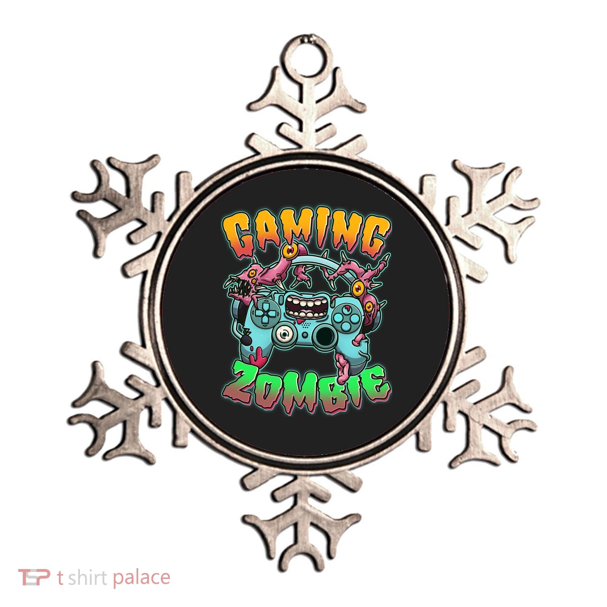 Funny Halloween Gaming Zombie Game Controller Ornament