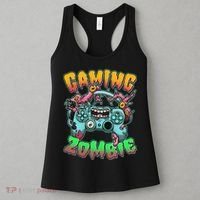 Funny Halloween Gaming Zombie Game Controller Women's Tank Top thumb 3