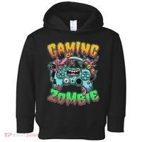 Funny Halloween Gaming Zombie Game Controller Toddler Hoodie thumb 0
