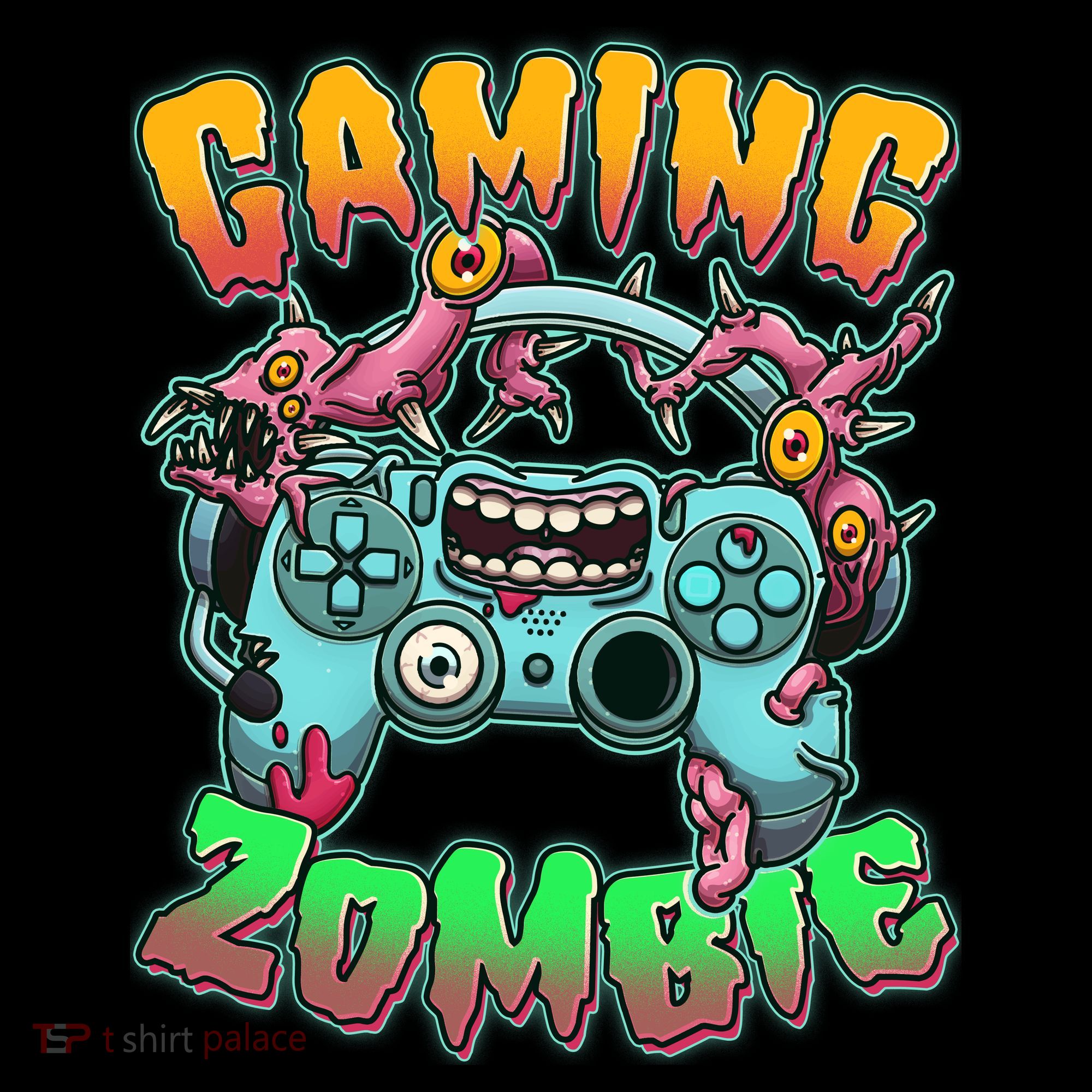 Funny Halloween Gaming Zombie Game Controller Toddler Hoodie