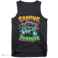 Funny Halloween Gaming Zombie Game Controller Tank Top thumb 0