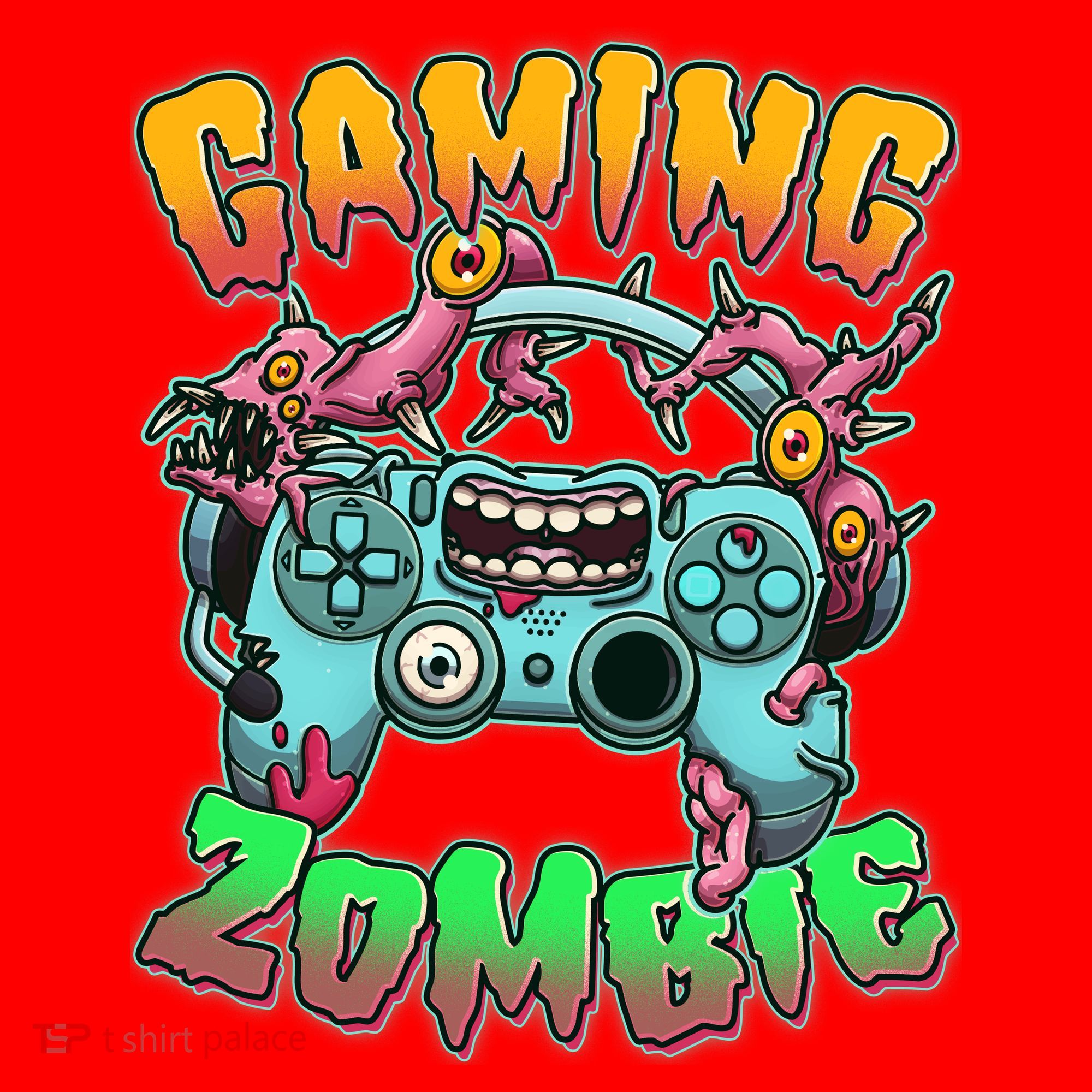 Funny Halloween Gaming Zombie Game Controller Santa Hat