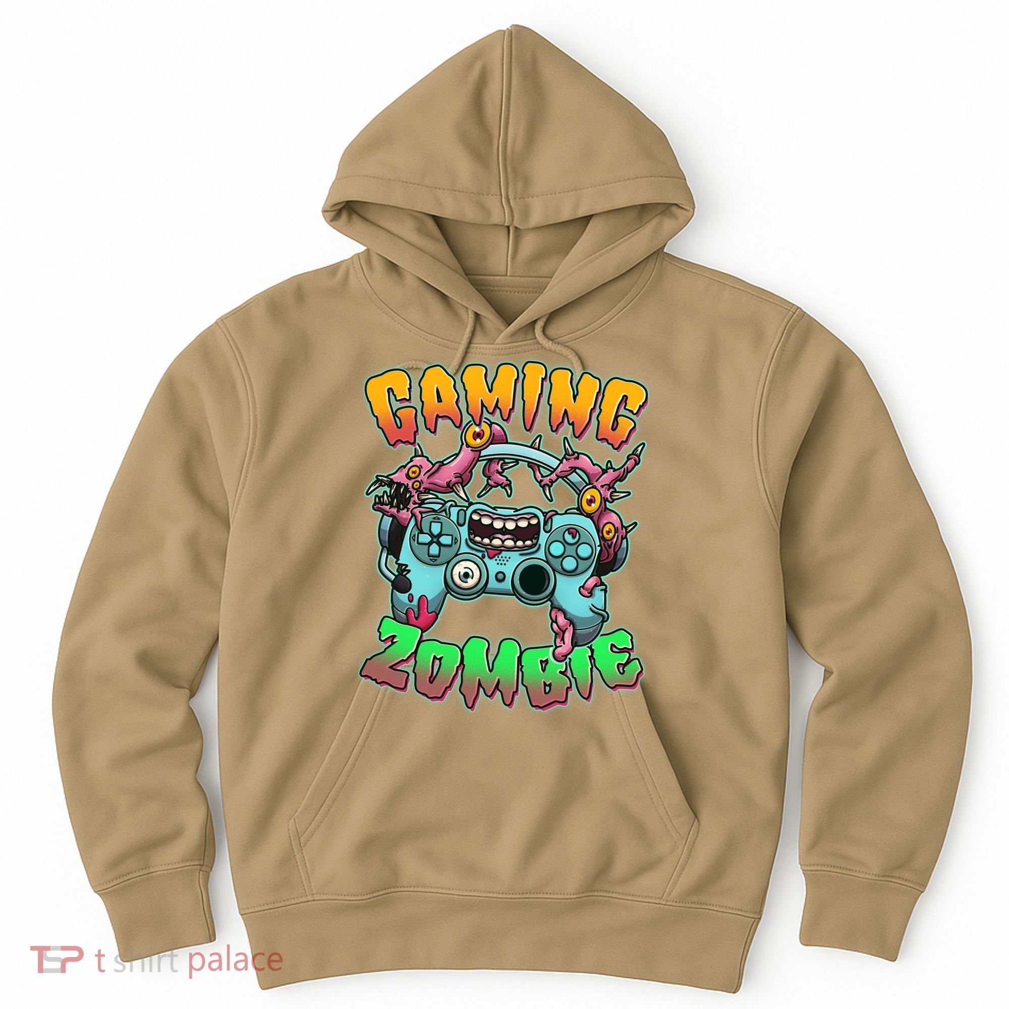 Funny Halloween Gaming Zombie Game Controller Hoodie