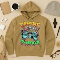 Funny Halloween Gaming Zombie Game Controller Hoodie thumb 3