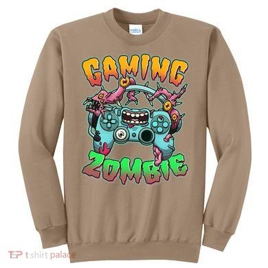 Funny Halloween Gaming Zombie Game Controller Sweatshirt