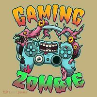 Funny Halloween Gaming Zombie Game Controller Sweatshirt thumb 2