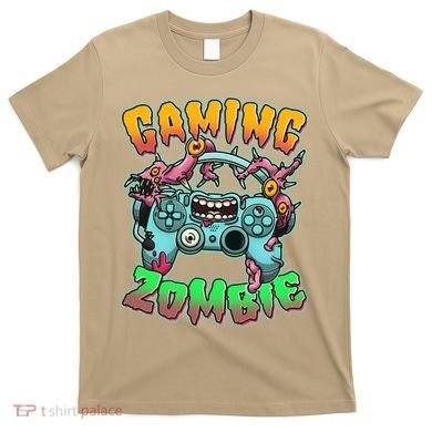 Funny Halloween Gaming Zombie Game Controller T-Shirt