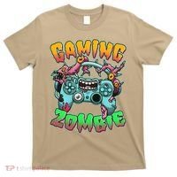 Funny Halloween Gaming Zombie Game Controller T-Shirt thumb 0