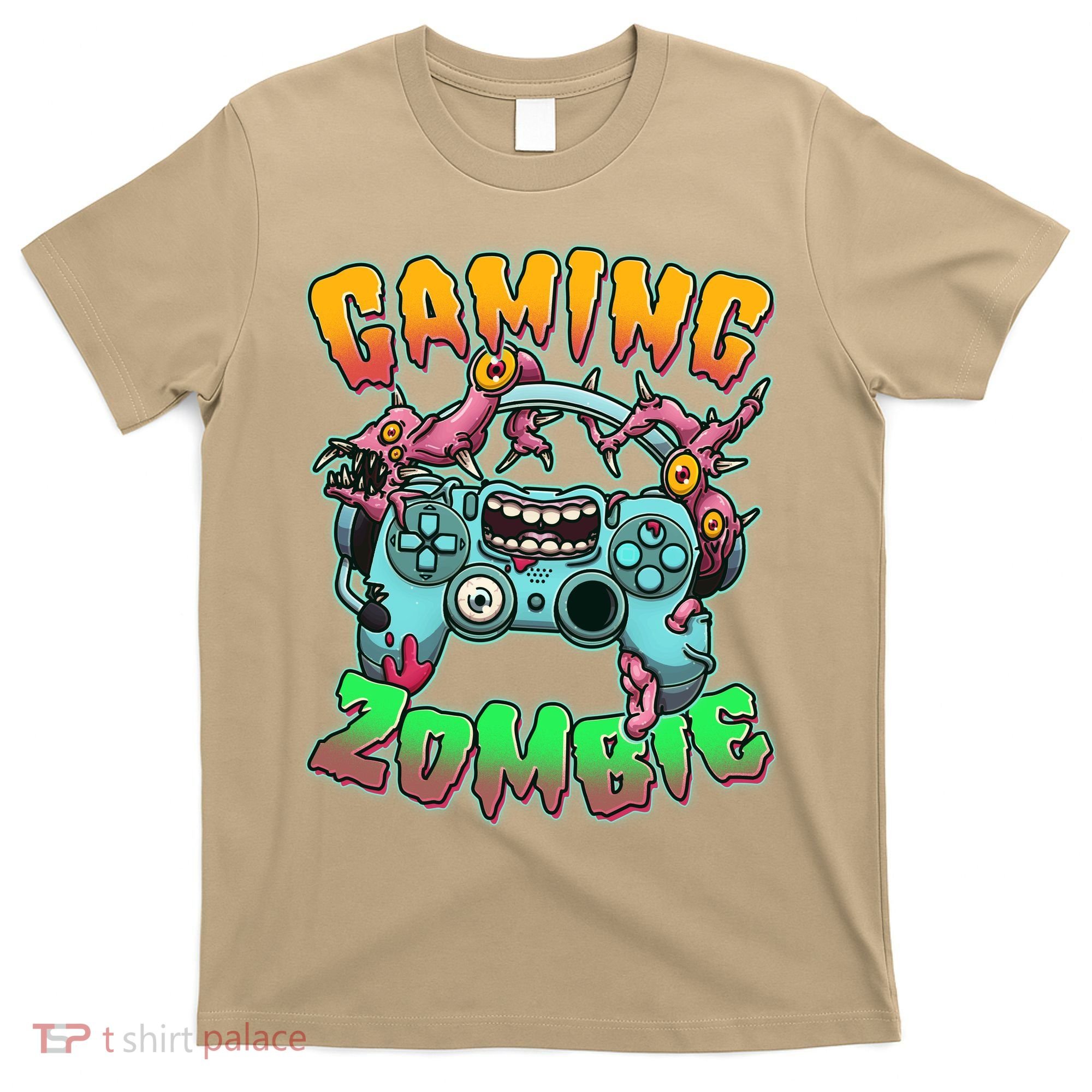 Funny Halloween Gaming Zombie Game Controller T-Shirt