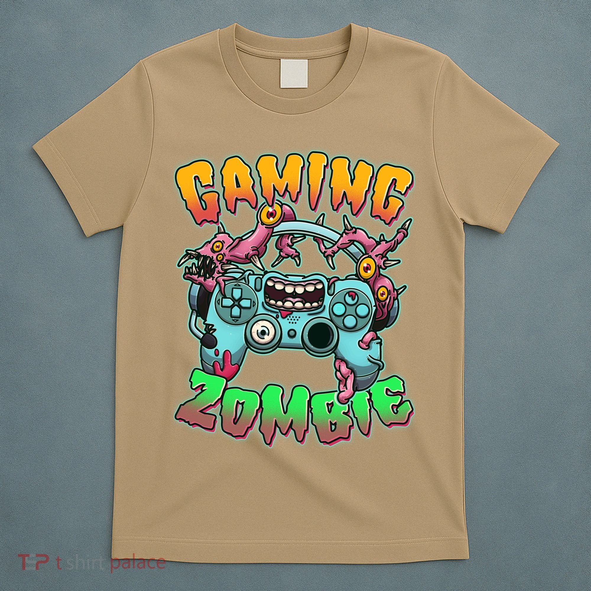 Funny Halloween Gaming Zombie Game Controller T-Shirt