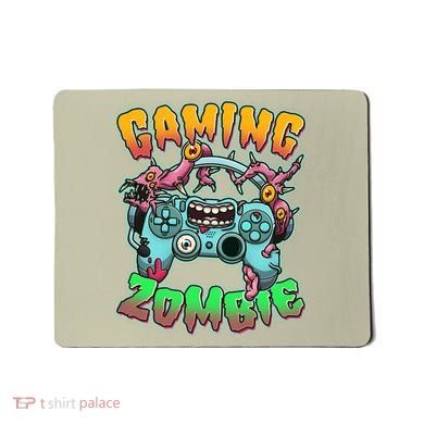 Funny Halloween Gaming Zombie Game Controller Mousepad