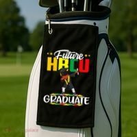 Future HBCU Graduate Afro Black College  Golf Towel thumb 2