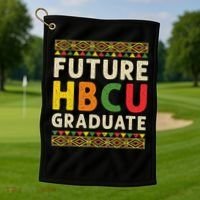 Future Hbcu Graduate Black College Graduation Student Grad Golf Towel thumb 1