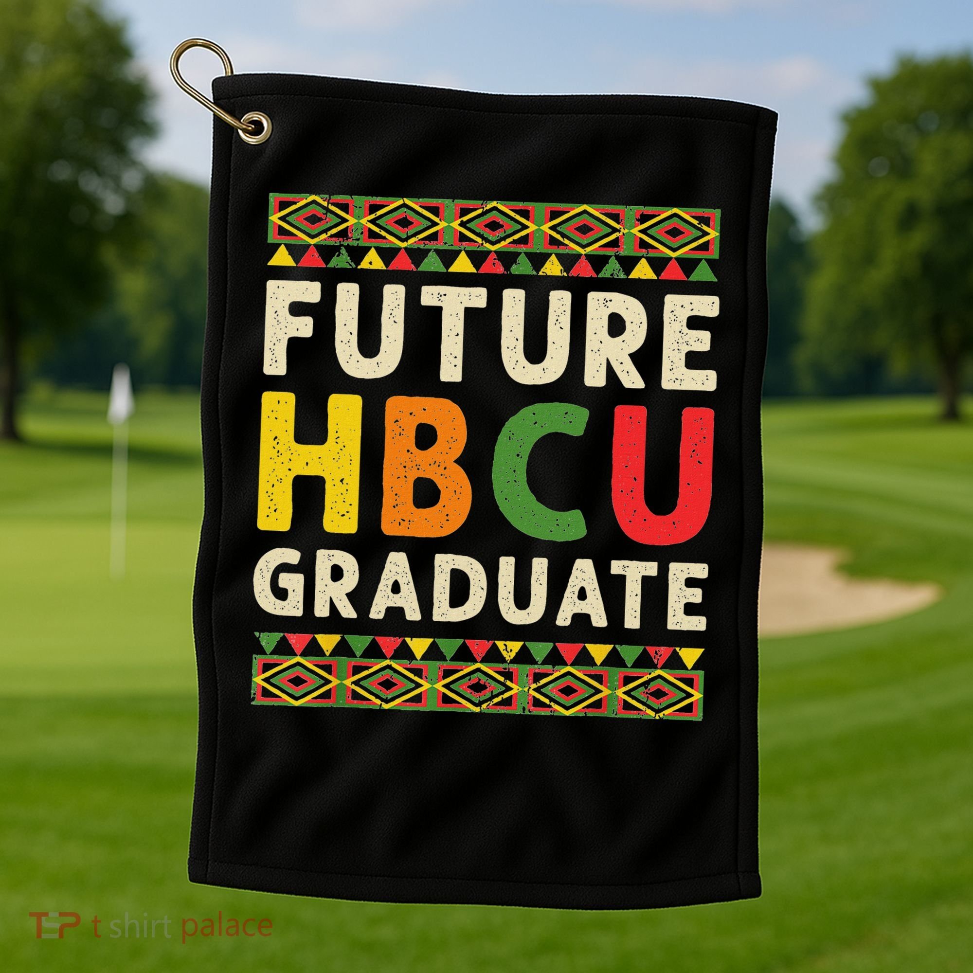 Future Hbcu Graduate Black College Graduation Student Grad Golf Towel