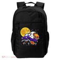 Funny Halloween Ghost Muscle Car Backpack thumb 0