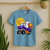 Funny Halloween Ghost Muscle Car T-Shirt thumb 2