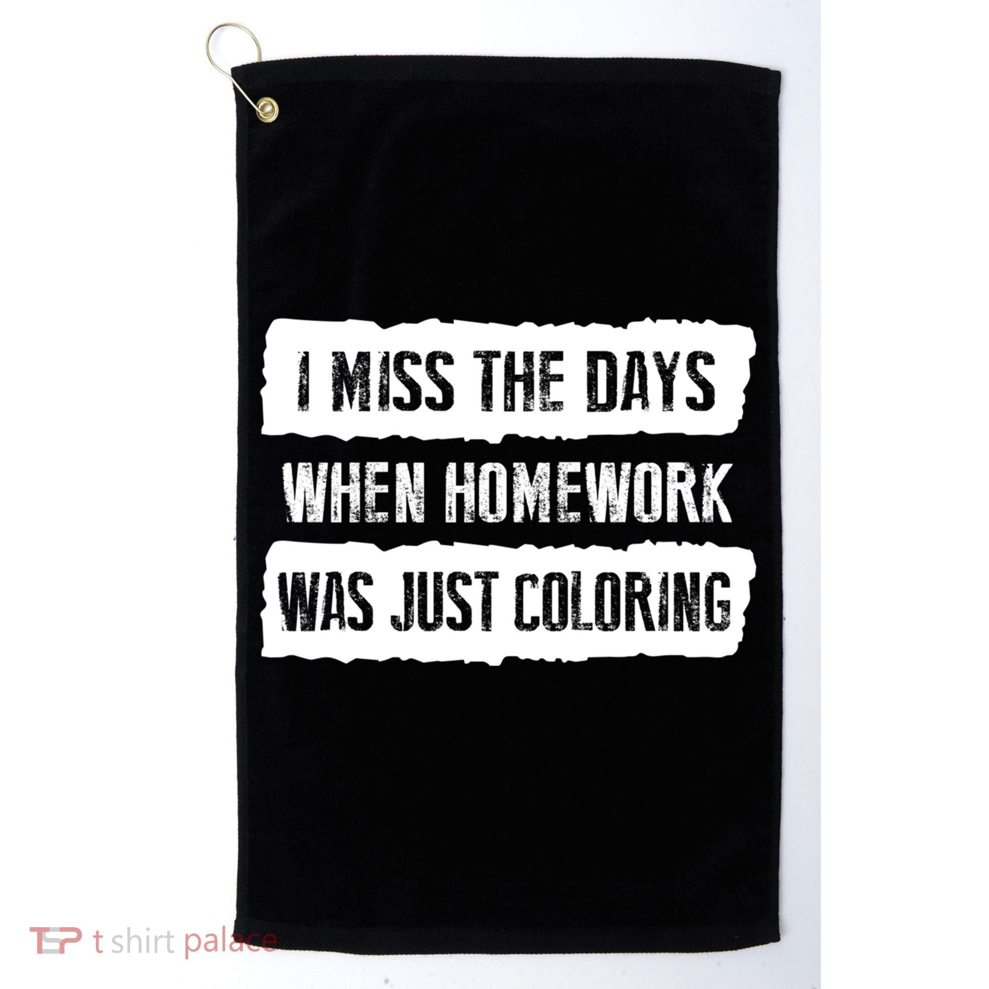 Funny Homework Gift Trending Gift For N And Funny Gift Golf Towel