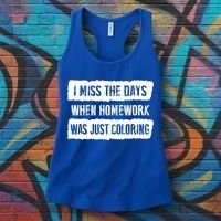 Funny Homework Gift Trending Gift For N And Funny Gift Women's Tank Top thumb 3