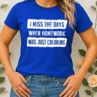 Funny Homework Gift Trending Gift For N And Funny Gift Women's T-Shirt thumb 2