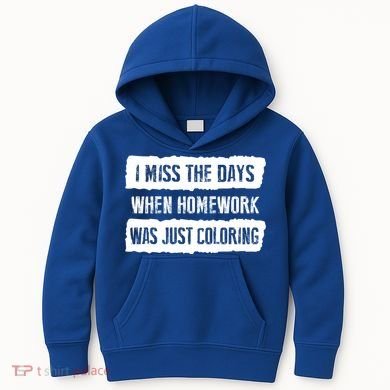 Funny Homework Gift Trending Gift For N And Funny Gift Kids Hoodie