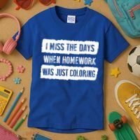 Funny Homework Gift Trending Gift For N And Funny Gift Kids T-Shirt thumb 3