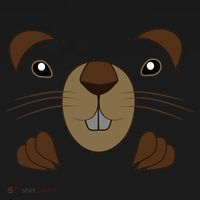 Funny Happy Groundhog Day Toddler Backpack thumb 2