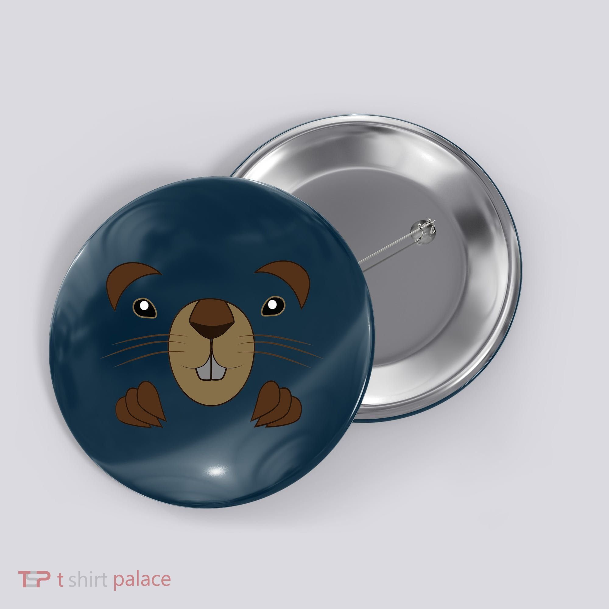 Funny Happy Groundhog Day Toddler Button