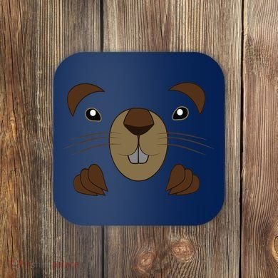 Funny Happy Groundhog Day Toddler Coaster