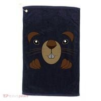 Funny Happy Groundhog Day Toddler Golf Towel thumb 0