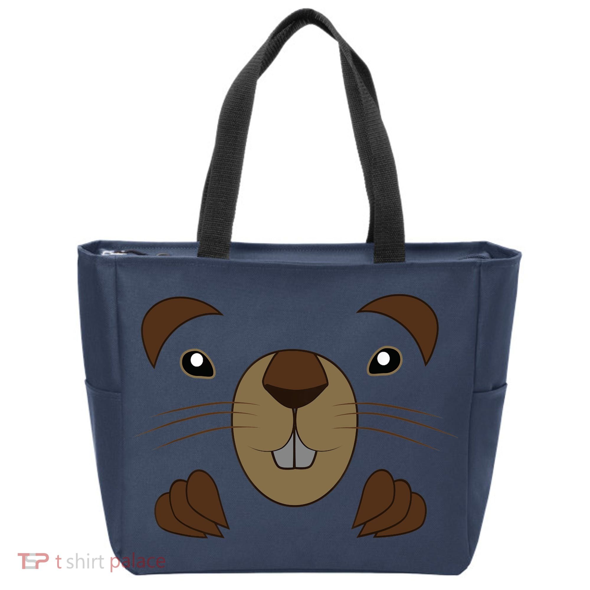 Funny Happy Groundhog Day Toddler Tote Bag